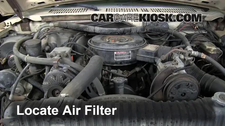 1984 Ford F-250 6.9L V8 Diesel Standard Cab Pickup Filtre à air (moteur)
